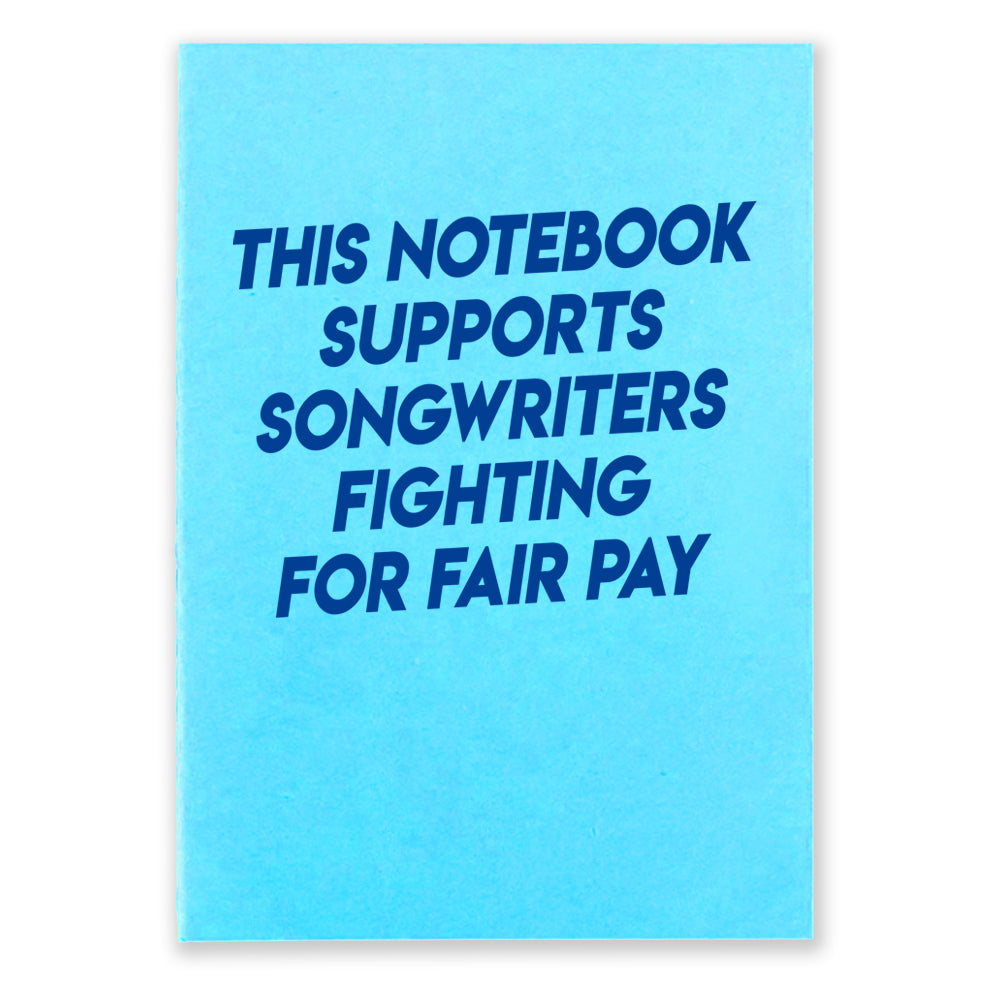 Fair Pay! - Blue Notebook