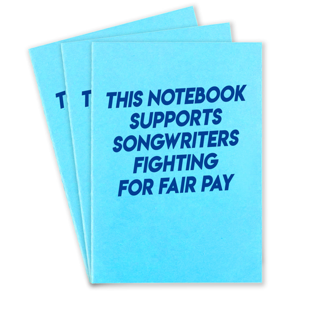 Fair Pay! - Blue Notebook