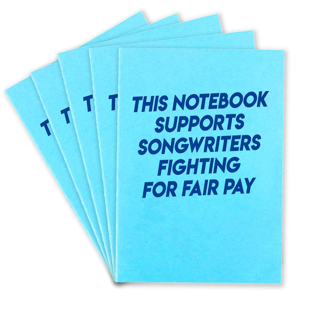 Fair Pay! - Blue Notebook
