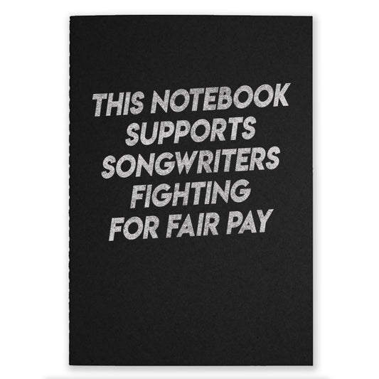 Fair Pay! - Black Notebook