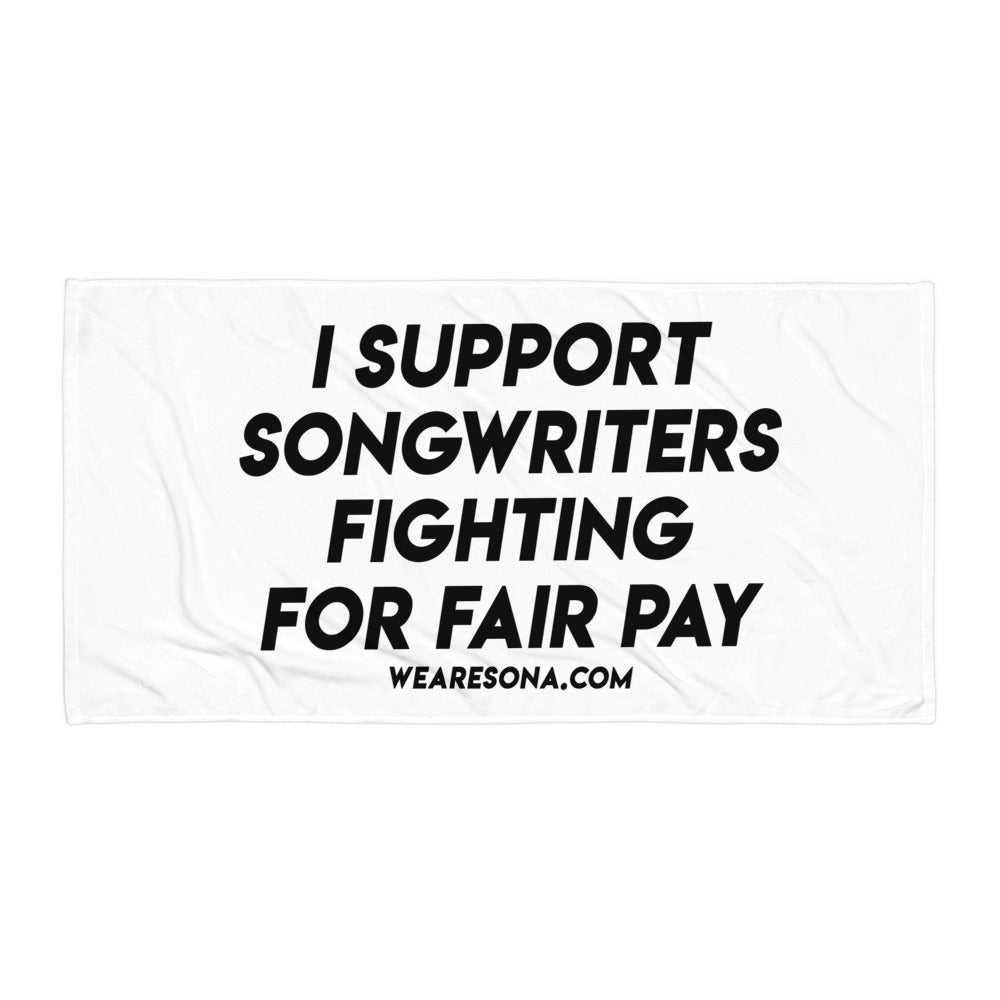 Fair Pay! - Beach Towel