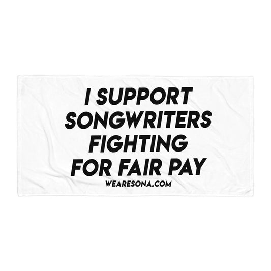 Fair Pay! - Beach Towel
