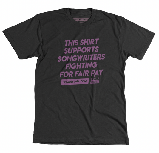 Fair Pay! - Black T Shirt