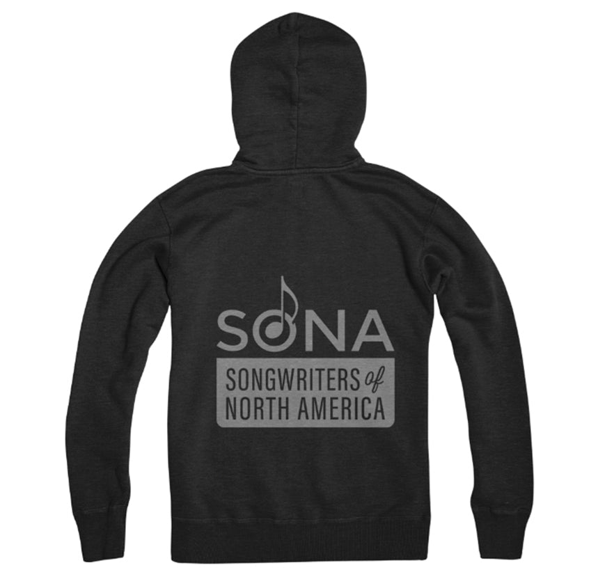 SONA Logo - Dark Gray Hooded Sweatshirt
